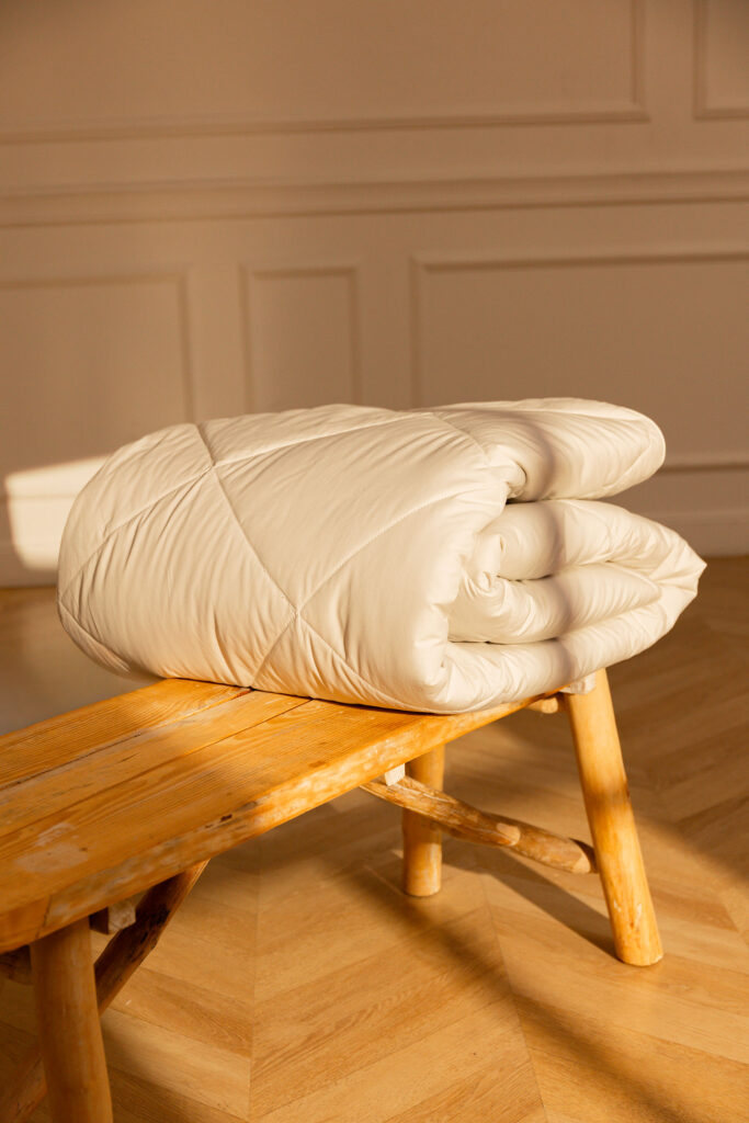 Couette Eraen pliée banc